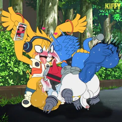 bandai namco, digimon created by kiffy (artist)