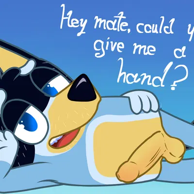 bandit heeler (bluey (series)) created by dokapi