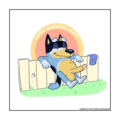 bandit heeler (bluey (series)) created by yellow omen