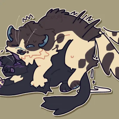 barley (warriors), ravenpaw (warriors) (warriors (book series)) created by cseejay