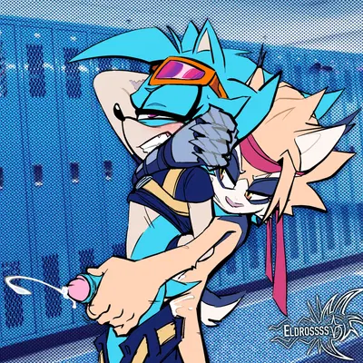 barrel the lynx ( hahahyena), fan character, petri (noelokeparece) (sega, sonic the hedgehog (series)) created by eldrossss