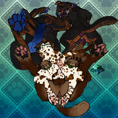 baxter loveshock (yonnixart), ciera (yonnixart), darius graves(yonnixart) created by yonnixart