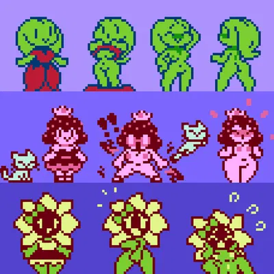 bella (screwroot), chip (screwroot), petal (screwroot) created by screwroot