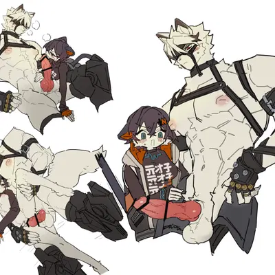 belle (zenless zone zero), von lycaon (mihoyo, zenless zone zero) created by dekamorph