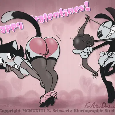 bingo (ews), kitty cooper (furafterdark, valentine's day) created by eric schwartz