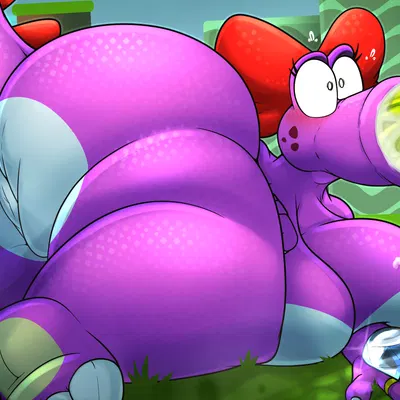 birdo (character) (mario bros, nintendo) created by ner0 kobold