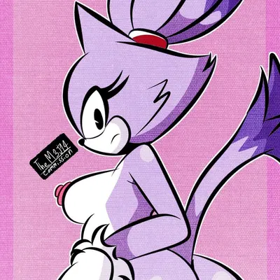 blaze the cat (sega, sonic the hedgehog (series)) created by diego mejia