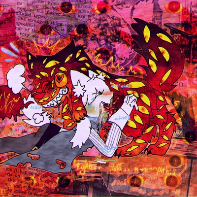 bloodhound (jackrabbit), shirogane (ice scream) (deep sea prisoner, funamusea) created by jackrabbit (artist)