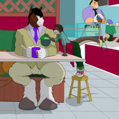 boss hoss (pandottermon), thom (pandottermon) created by pandottermon