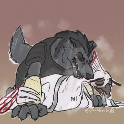 boss wolf, lord shen (dreamworks, kung fu panda) created by z-husky