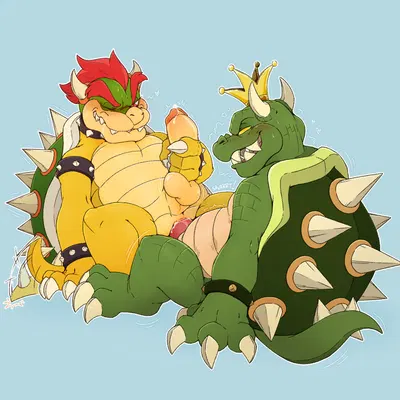 bowser, king koopa (dic entertainment, mario bros) created by atta catto