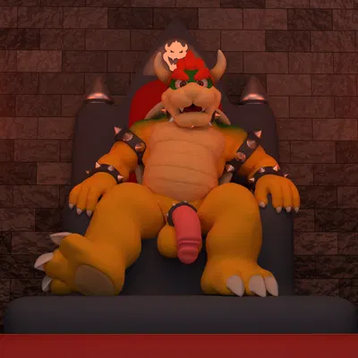 bowser (mario bros, mythology) created by ethan bailey (artist)