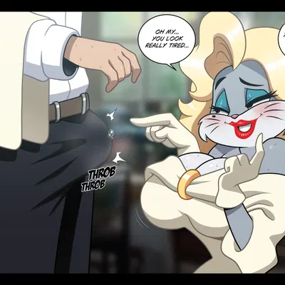 bugs bunny, marilyn monroe (looney tunes, warner brothers) created by lollipopcon