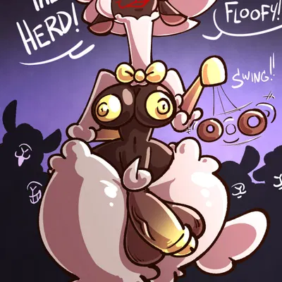 c. c. mousse cookie, fan character (cookie run, devsisters) created by sachasketchy