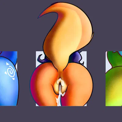 carmelita fox, krystal (star fox) (bandai namco, digimon) created by rasenxoru