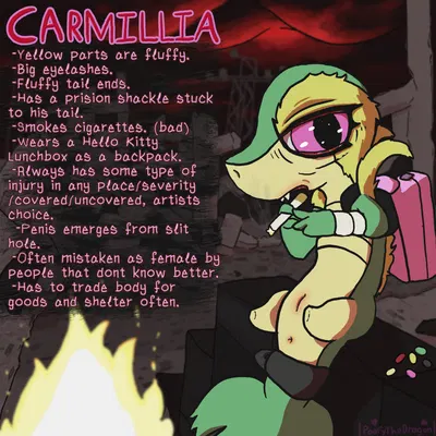 carmillia (hello kitty (series), nintendo) created by poofythedragon