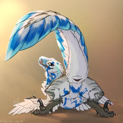 cerulean (piedraptor) created by thyvixie