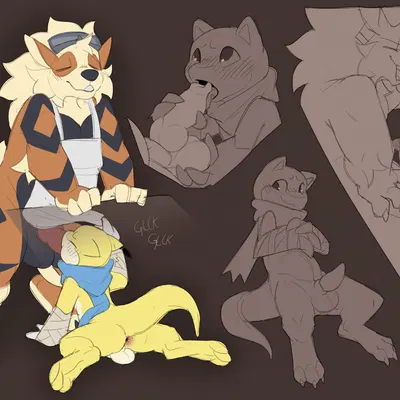 chester (decodecker), rusty (decodecker) (nintendo, pokemon) created by decodecker