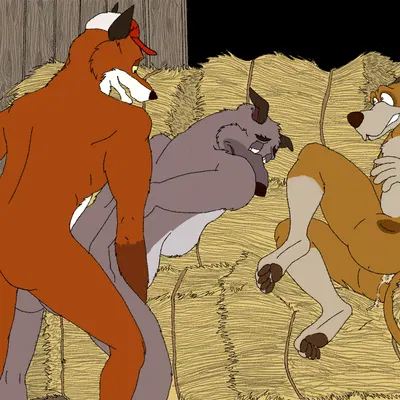 chief (tfath), copper (tfath), tod (tfath) (disney, the fox and the hound) created by fluffypunk