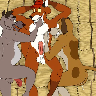 chief (tfath), copper (tfath), tod (tfath) (disney, the fox and the hound) created by fluffypunk