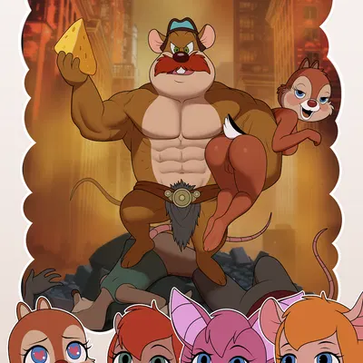 clarice (disney), foxglove (cdrr), gadget hackwrench (chip 'n dale, chip 'n dale rescue rangers) created by sfan