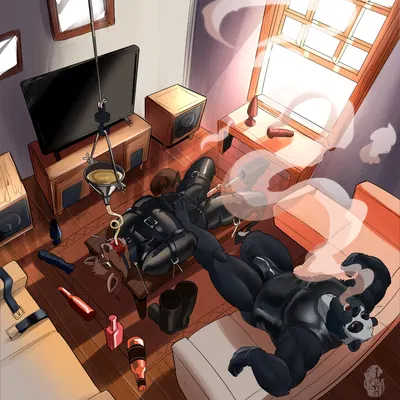 created by blktigerart