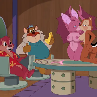 dale (disney), foxglove (cdrr), monterey jack (cdrr) (chip 'n dale rescue rangers, disney) created by sfan