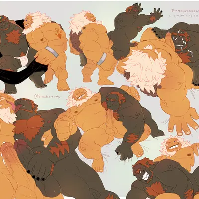 darunia, ganondorf (nintendo, ocarina of time) created by diamondwerewolf