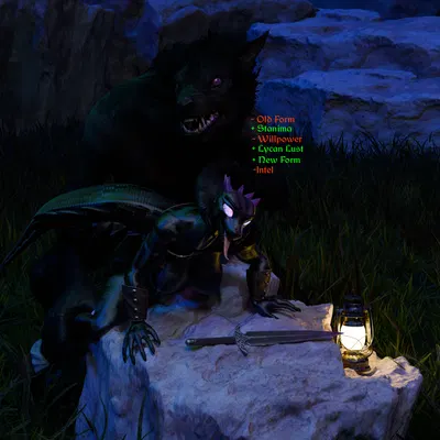 deeja, skyrim werewolf (bethesda game studios, microsoft) created by ghostgengaming