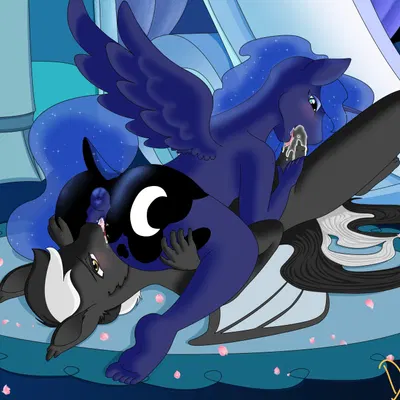 director shadow, fan character, princess luna (mlp) (friendship is magic, hasbro) created by duskflare (artist)
