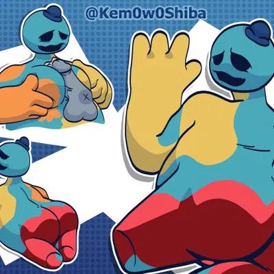 doey the doughman (poppy playtime) (mob entertainment, poppy playtime) created by kem0w0shiba