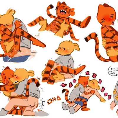 dog man (character), petey the cat (dog man (series)) created by electrichexagon, olla ollistica