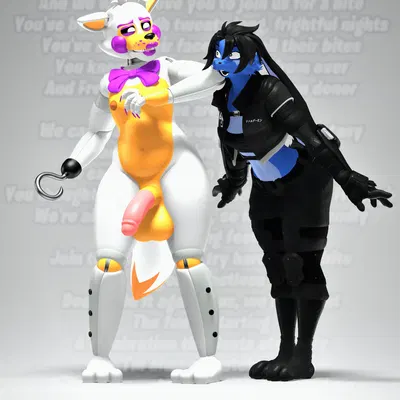 domi (domi3d), lolbit (fnaf) (five nights at freddy's, five nights at freddy's world) created by domi3d