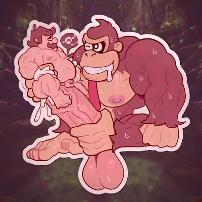 donkey kong (character), mario (donkey kong (series), mario bros) created by vaniwall