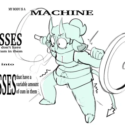 dot (dotjade) (my body is a machine) created by dotboobs