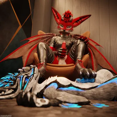 dragonplayer (character), gigi2k (republic of fritz hansen (company), the egg (chair)) created by arne emil jacobsen, dragonplayer