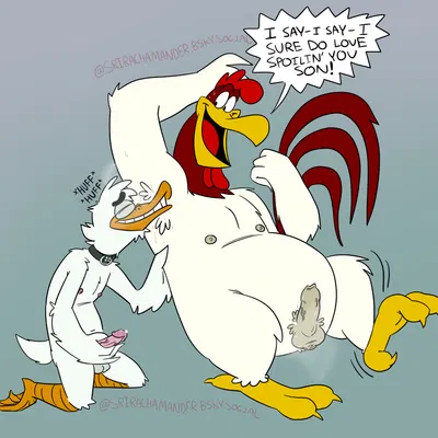 drake quackbird, foghorn leghorn (looney tunes, warner brothers) created by srirachamander