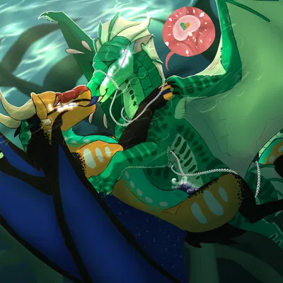 draven (dravendergen), serenity (animusserenity) (mythology, wings of fire) created by goatsgalore