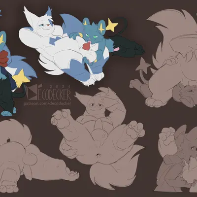 duster (decodecker), liam (decodecker) (nintendo, pokemon) created by decodecker