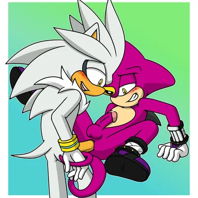 espio the chameleon, silver the hedgehog (sega, sonic the hedgehog (series)) created by sonicguru