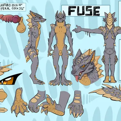 fan character, fuse (razim) (capcom, monster hunter) created by wicked whiskers, zgf art