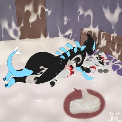 fan character, justin the lycanrio (nintendo, pokemon) created by jm-luxro