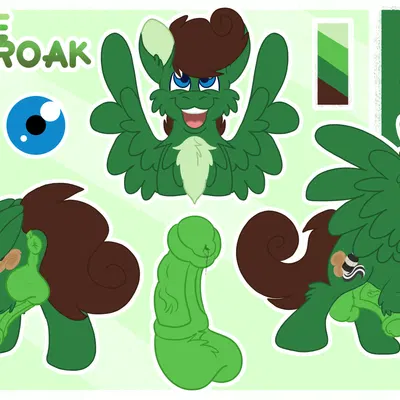 fan character, pine thunderoak (hasbro, my little pony) created by euspuche