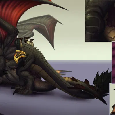 fan character, pyroxenia, wrathion the black prince (warcraft) (blizzard entertainment, european mythology) created by dahurgthedragon