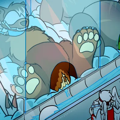 fan character (slightly damned) created by sandentwins