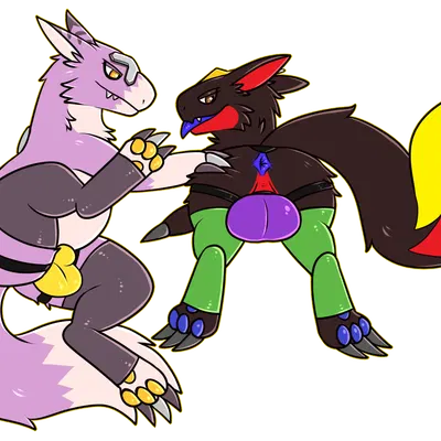 fan character, yama the dorumon (bandai namco, digimon) created by floppsies