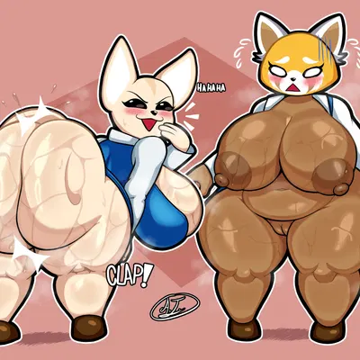 fenneko, retsuko (aggretsuko, sanrio) created by a jnsfw