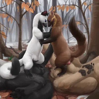 feyrah (huggable werewolf), penelope (difetra) created by difetra