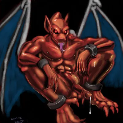 firebrand (capcom, demon's crest) created by stevethedragon