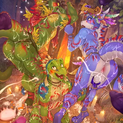 flodragon, jomagaher (mythology) created by k 98